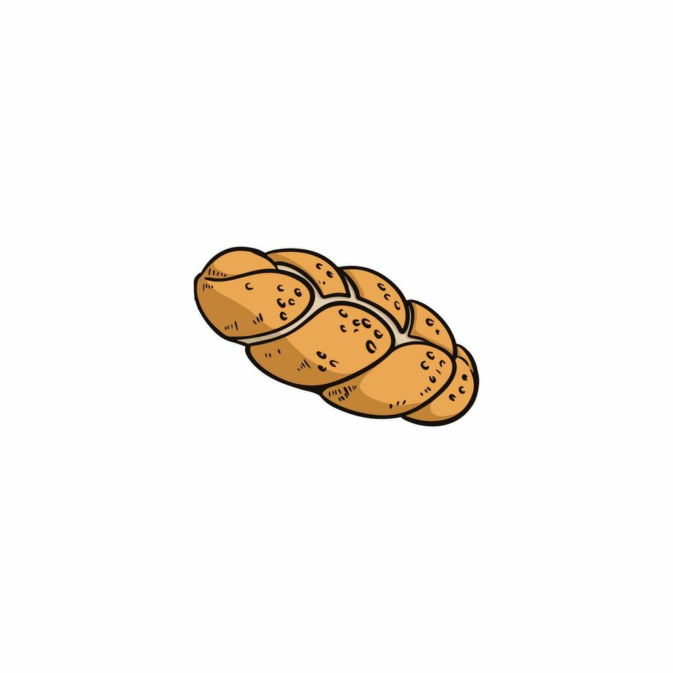 panadería un pan vector mano dibujo para diseño, elemento, plantilla, comida diseño, restaurante diseño, menú diseño, etc