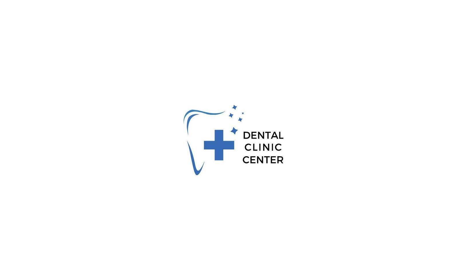 dental clínica diente logo diseño vector ilustración.