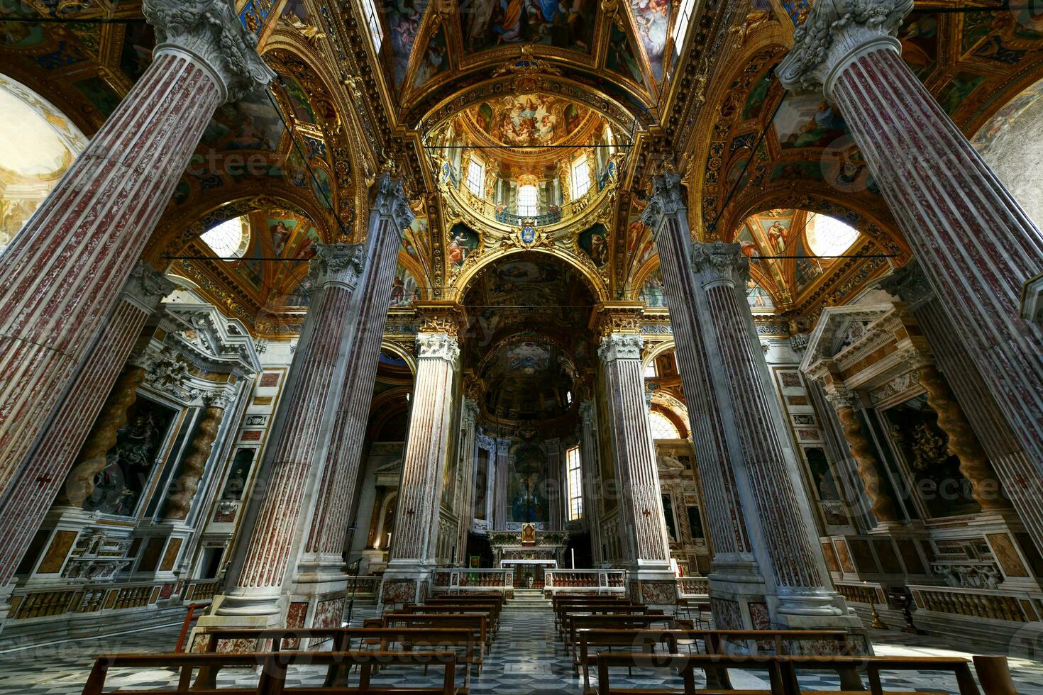 Basilica della Santissima Annunziata del Vastato - Genoa, Italy photo