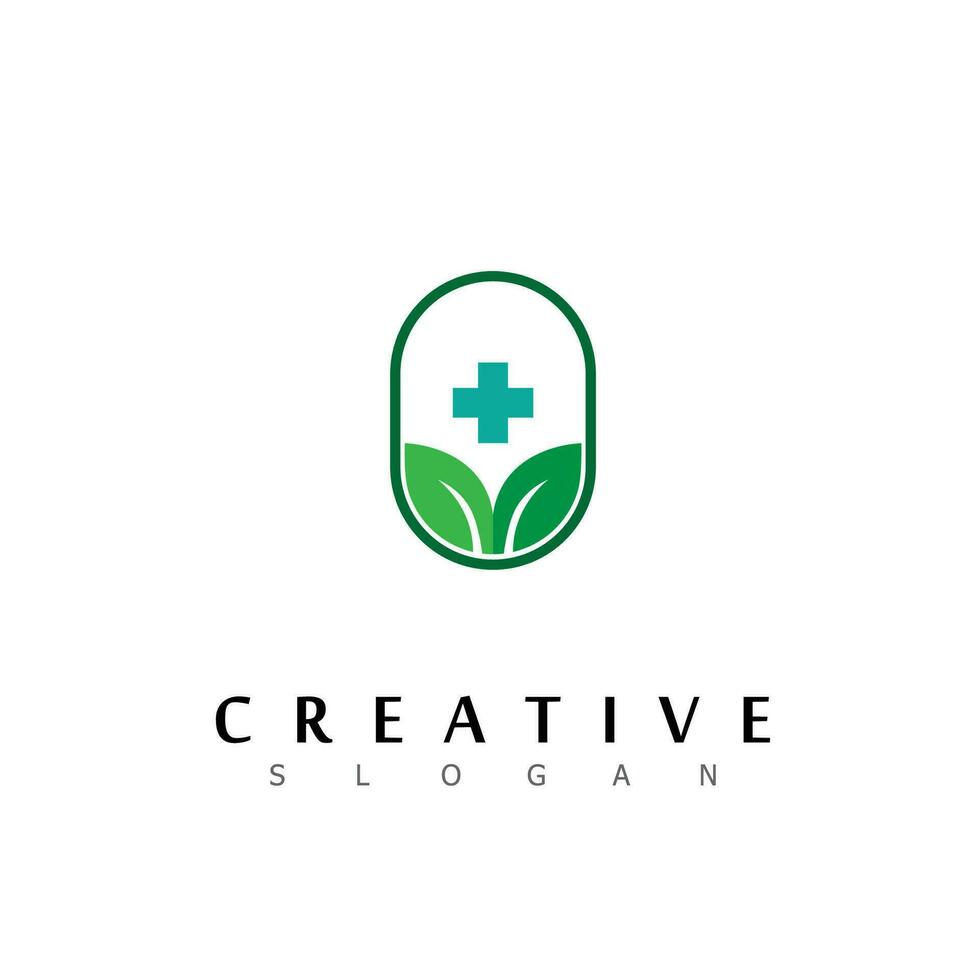 health logo care medical clinic brand heart vector