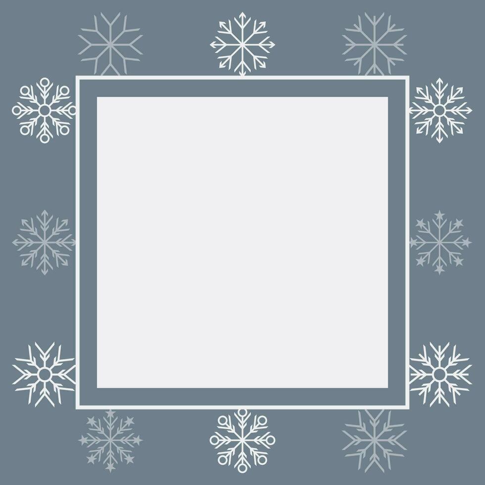 abstract background with snow ornament. design free copy space area vector