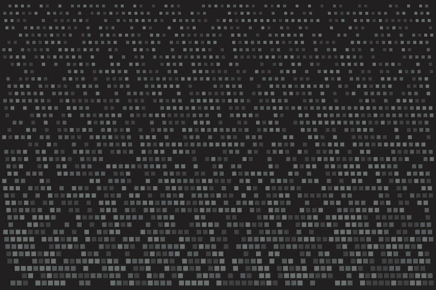 Black halftone dot grain texture pixel pop-art abstract pattern background. vector