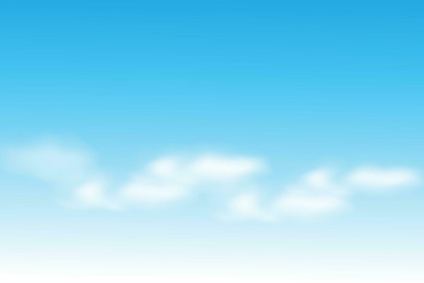 Background with white clouds on blue sky vector design.