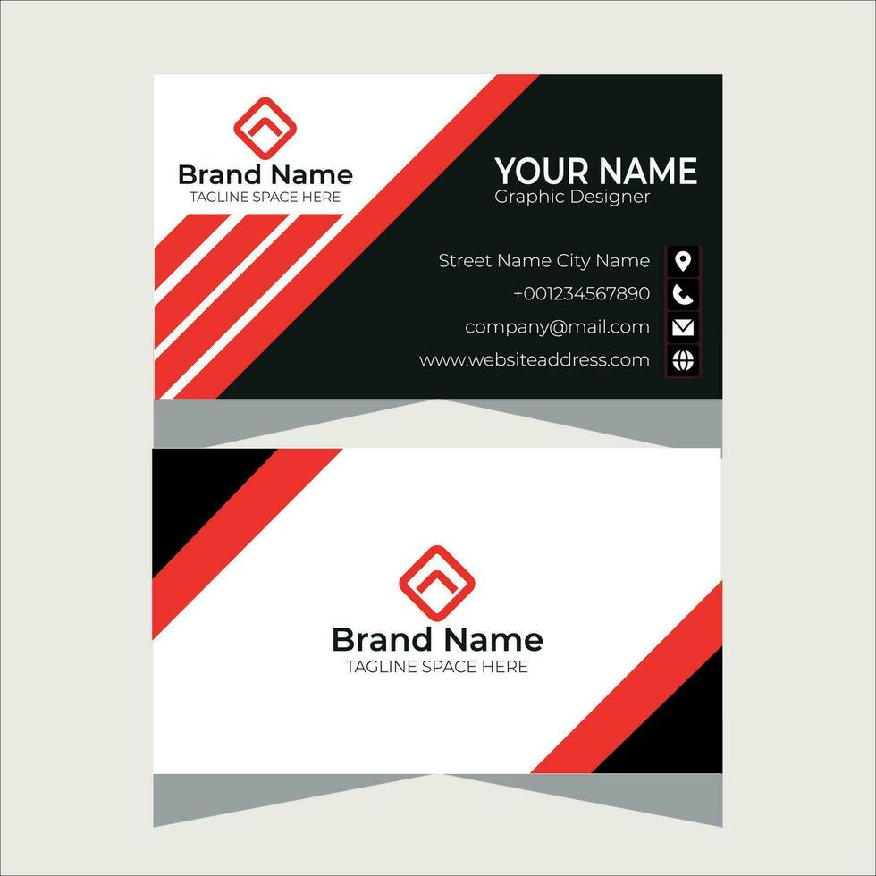 Modern Business Card - Creative and Clean Business Card Template. vector