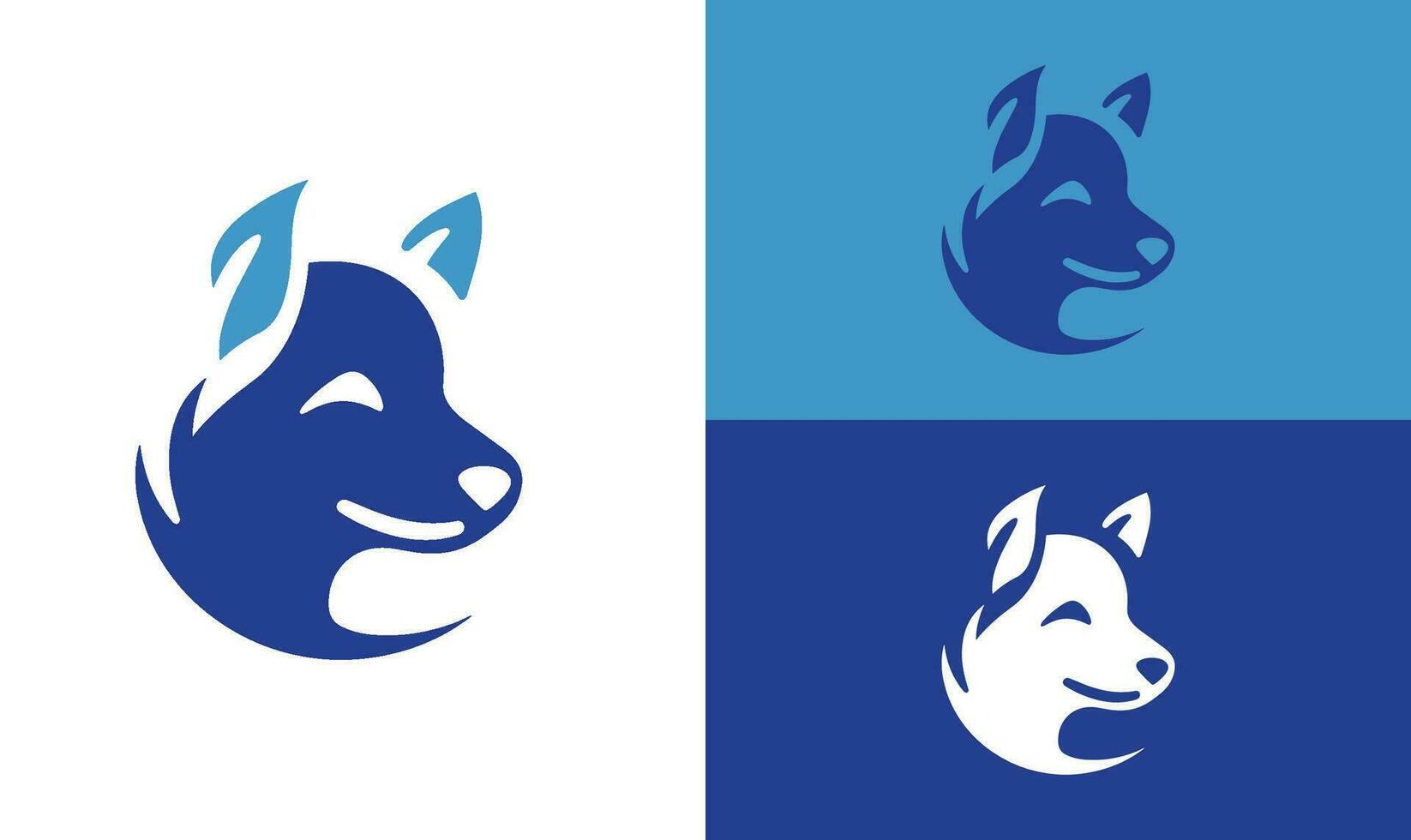 Dog logo, dog vector