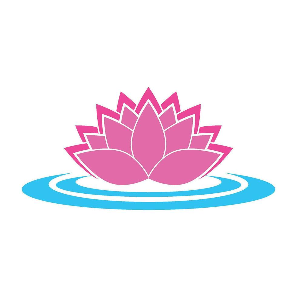 lotus icon vector