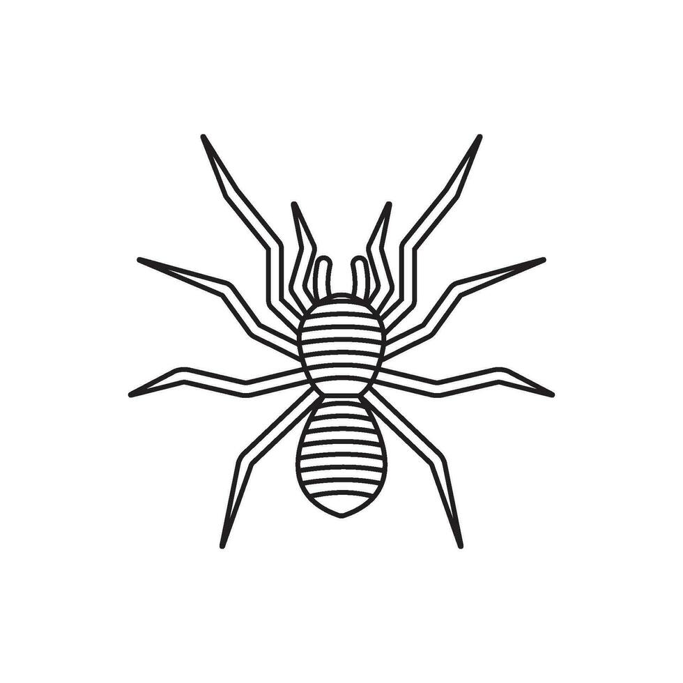 vector de icono de araña