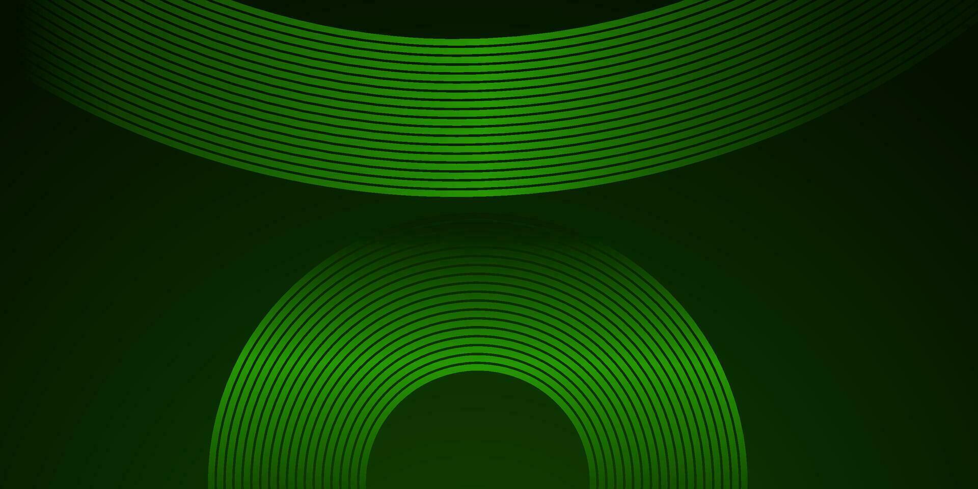 abstract green background with glowing lines vector