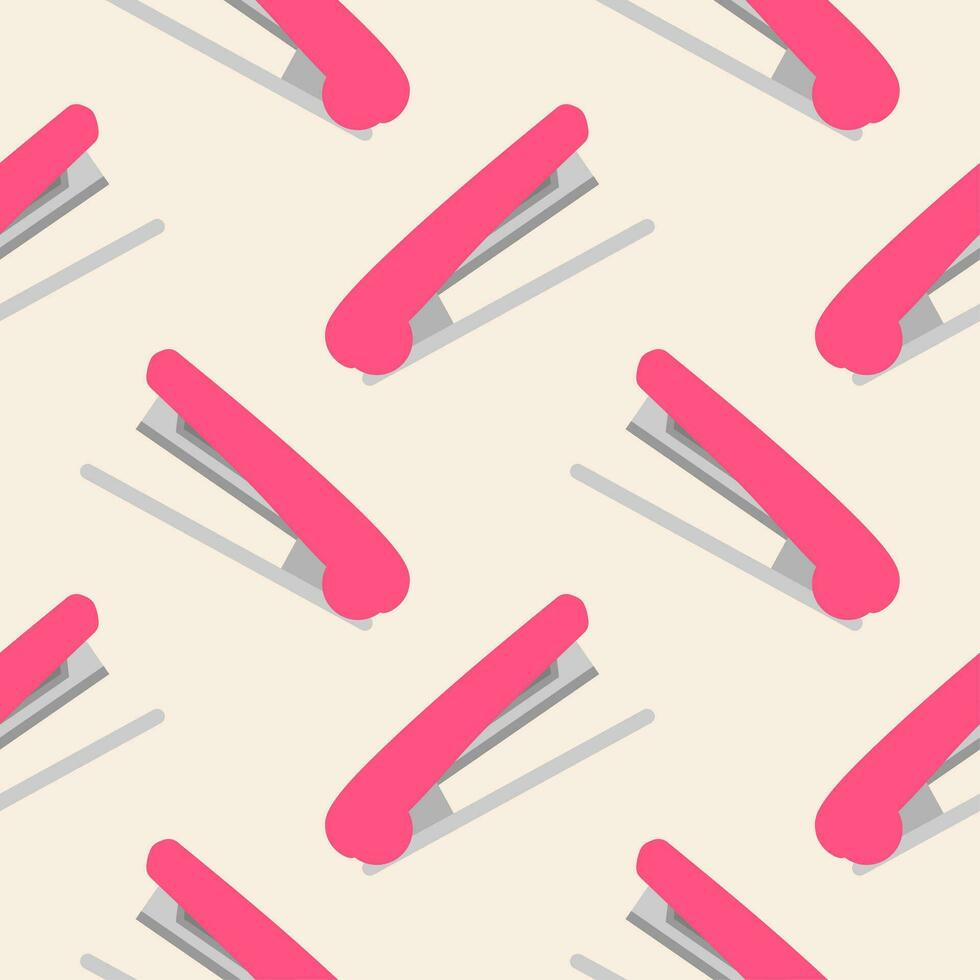 stapler seamless pattern vector illustration. Suitable for backgrounds, wallpapers, fabrics, textiles, wrapping papers, printed materials, and many more.