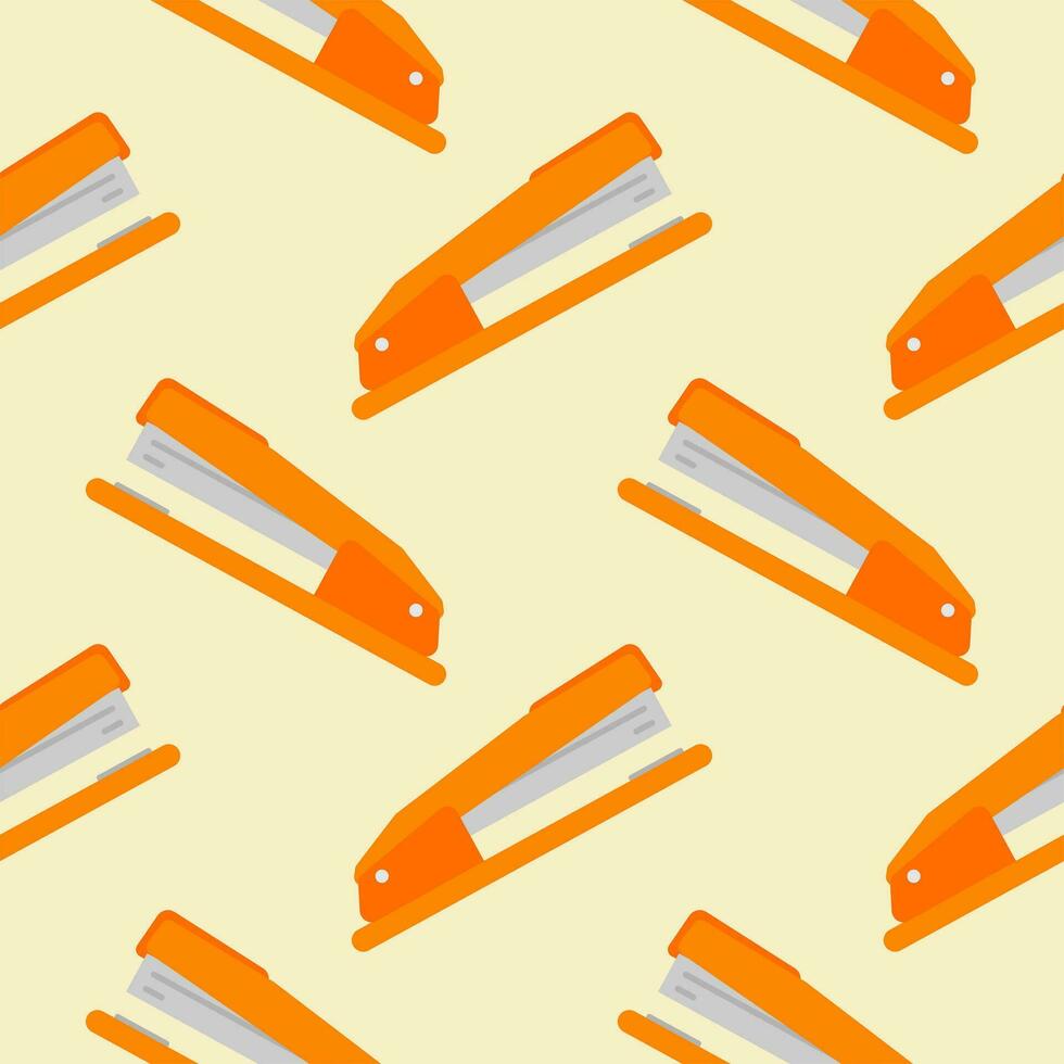 stapler seamless pattern vector illustration. Suitable for backgrounds, wallpapers, fabrics, textiles, wrapping papers, printed materials, and many more.