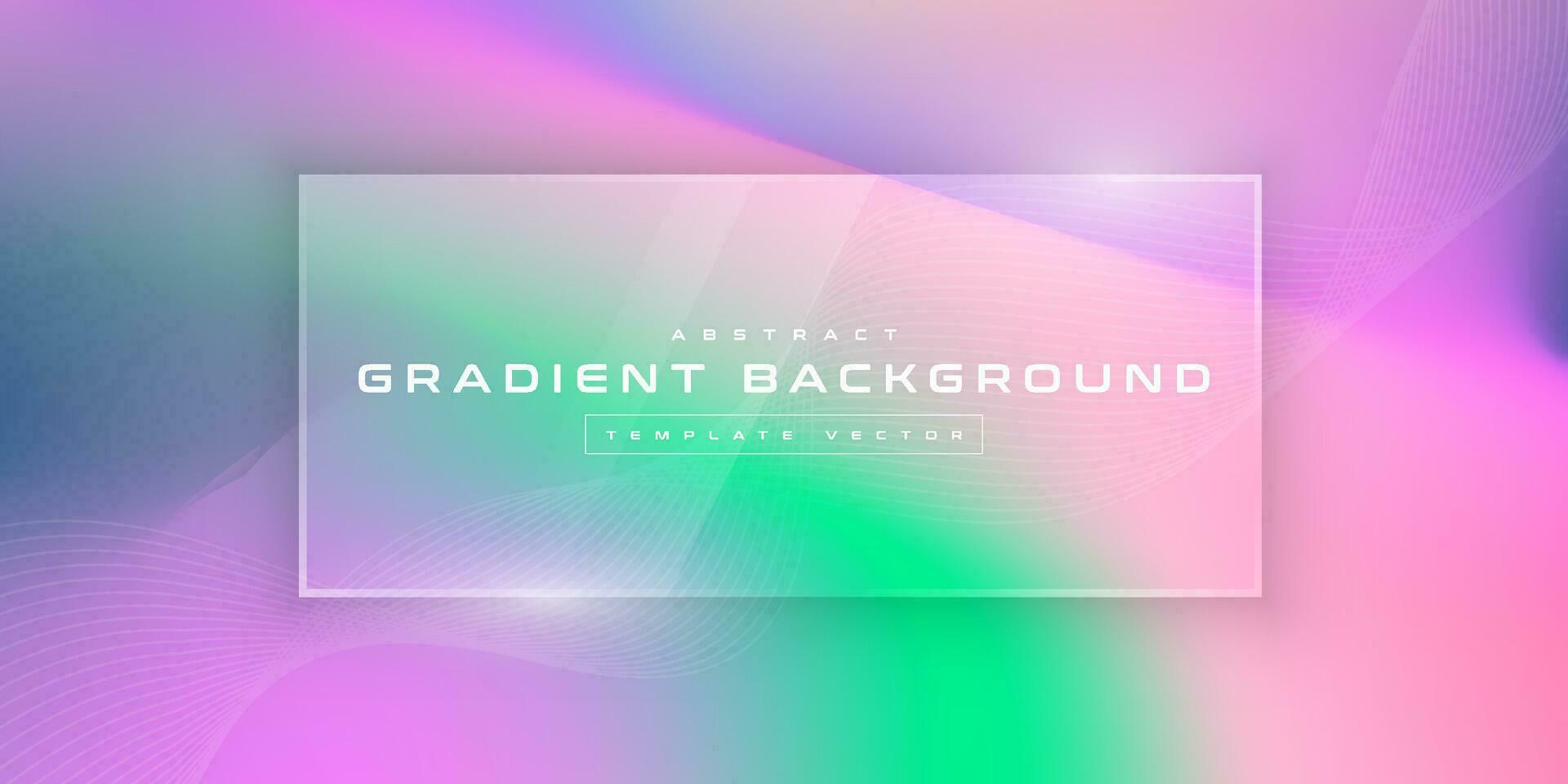 Abstract glass morphism colorful gradient background, futuristic wallpaper branding, business card, soft pastel color, geometric line dot tech, digital cyber ai technology presentation template vector