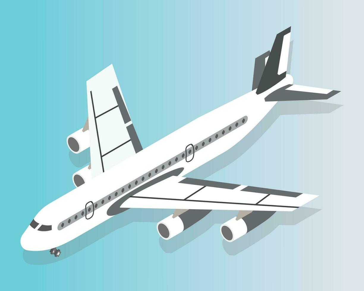 airplane vector illustration