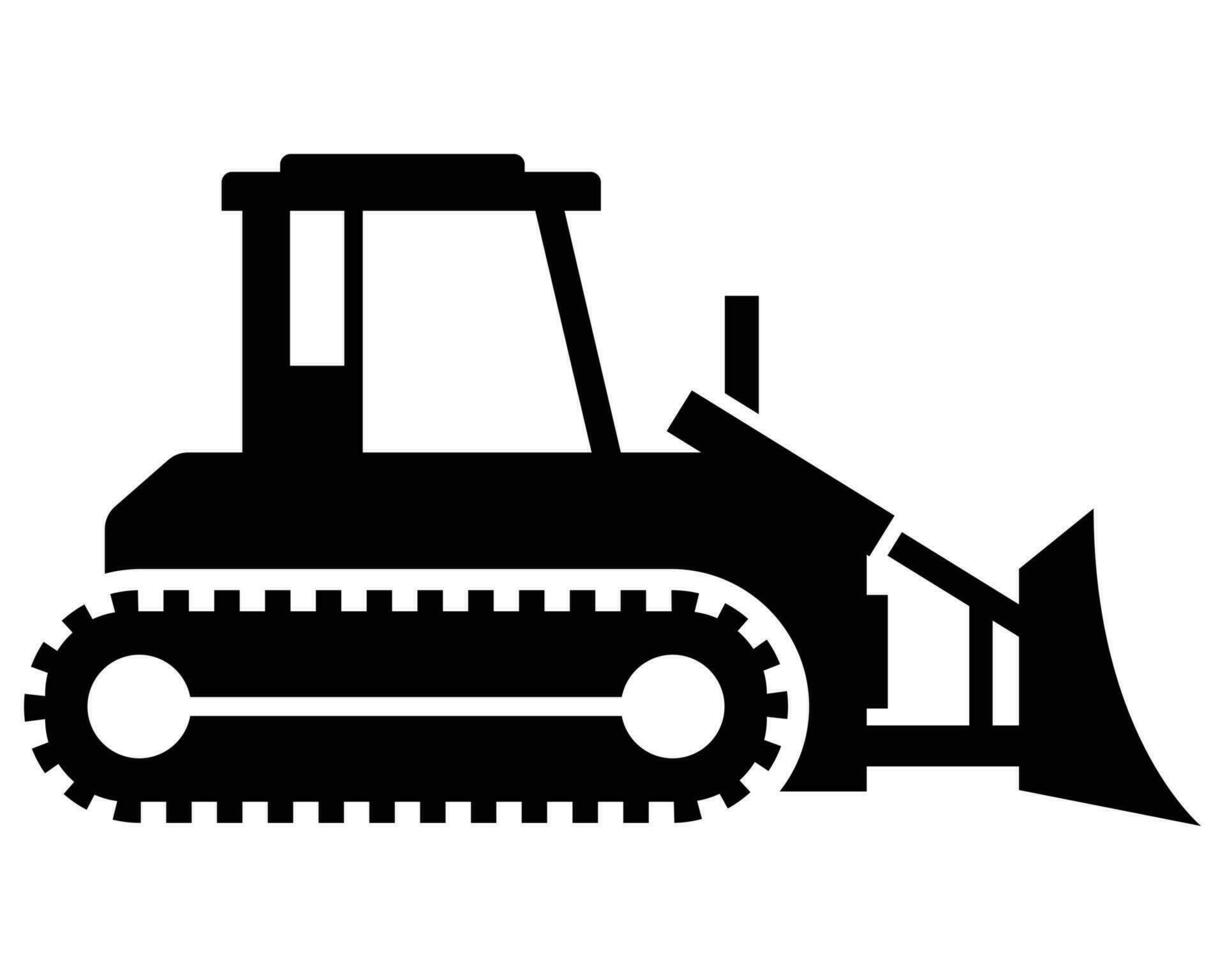 construction truck silhouette vector