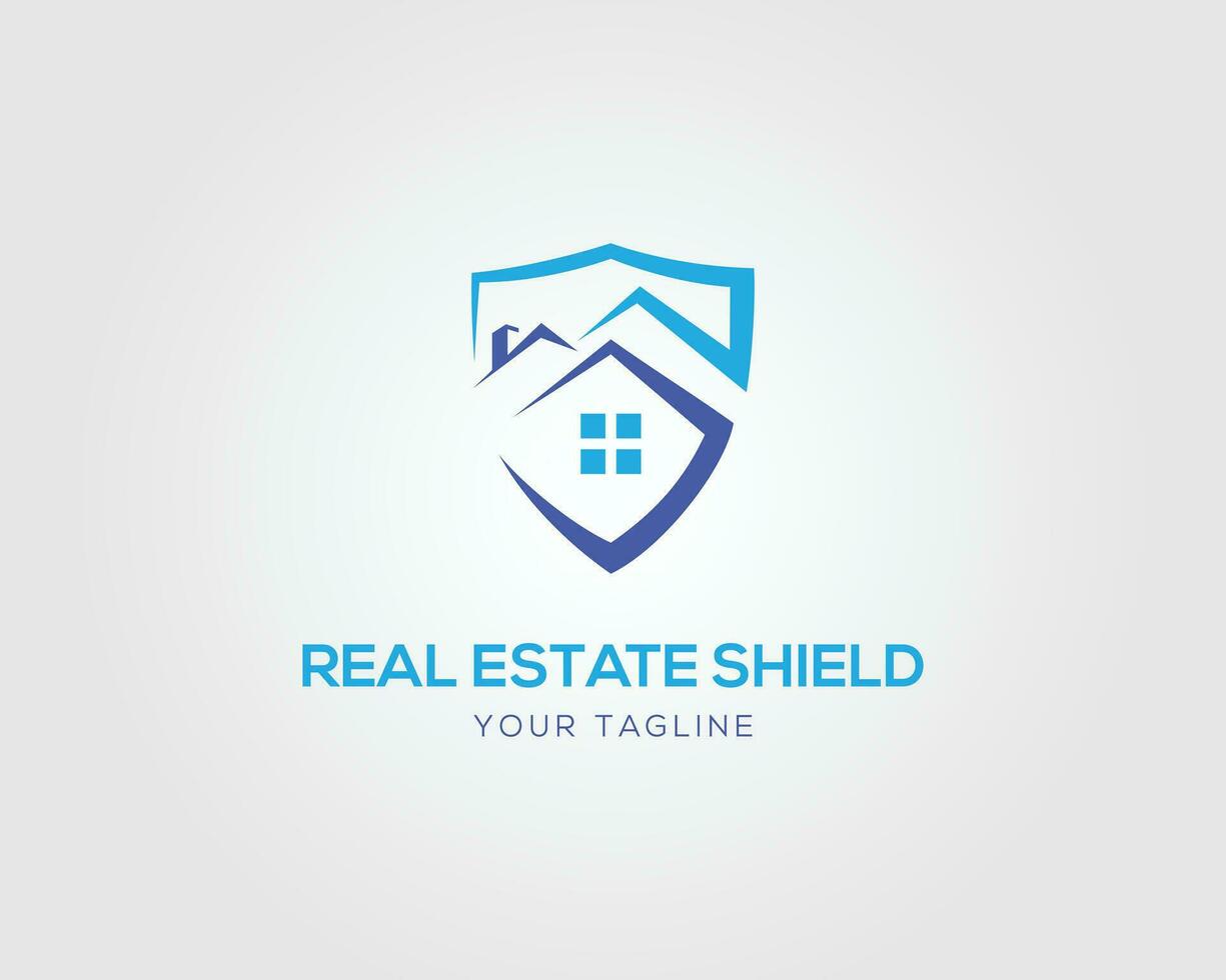 Home protect logo design vector template.