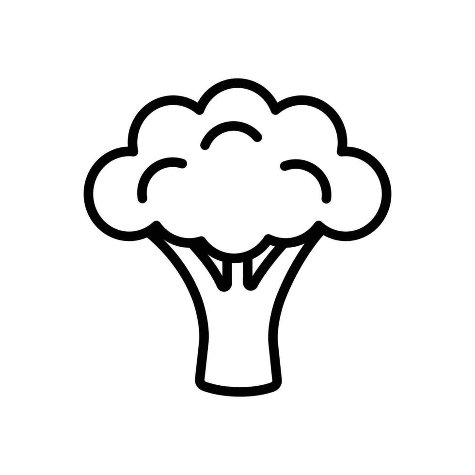 broccoli icon vector design template simple and clean