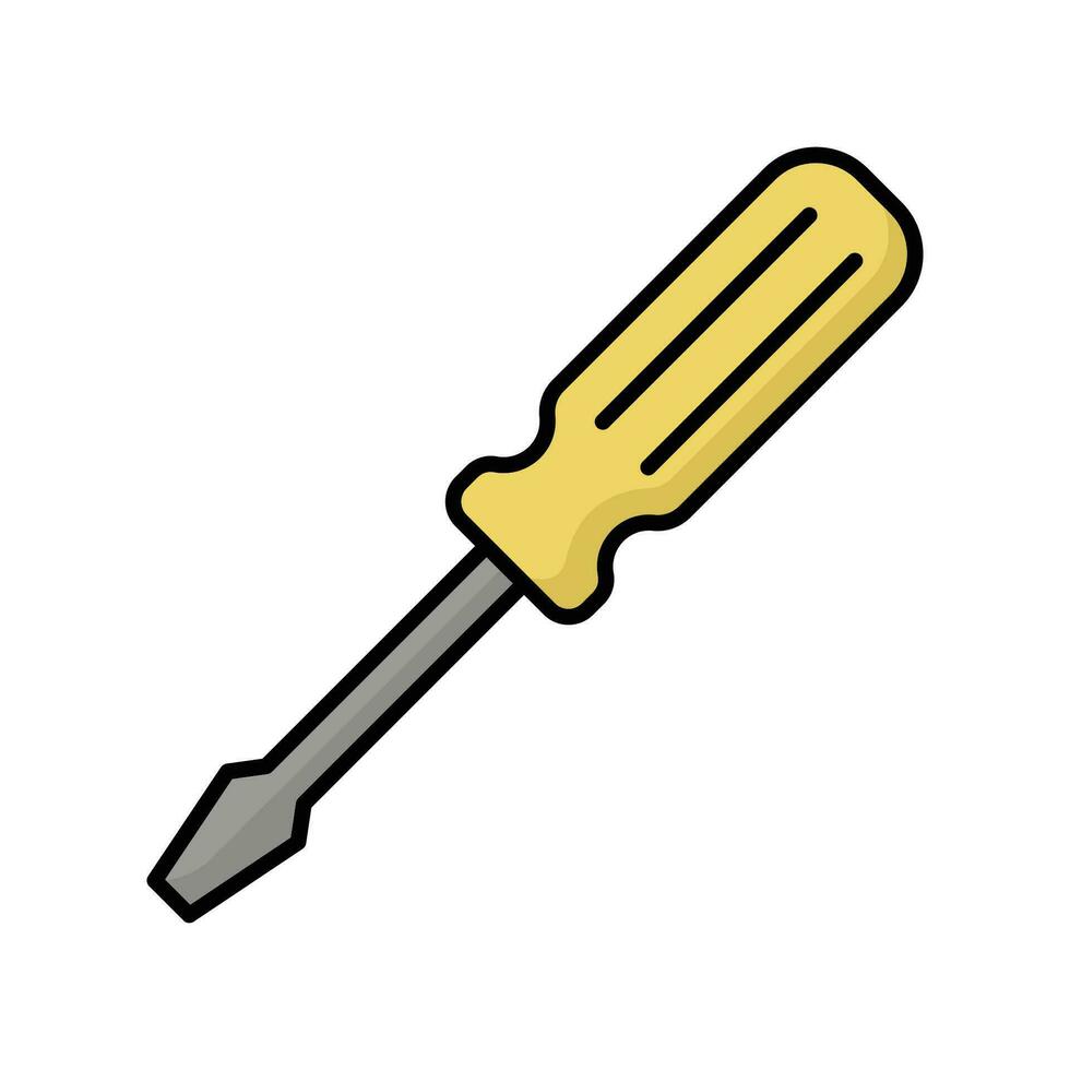 screwdriver icon vector design template simple and clean