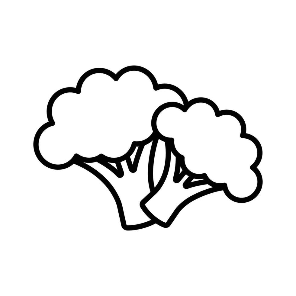 broccoli icon vector design template simple and clean