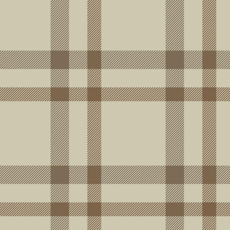 Plaid seamless pattern. Check fabric texture. Vector textile print.