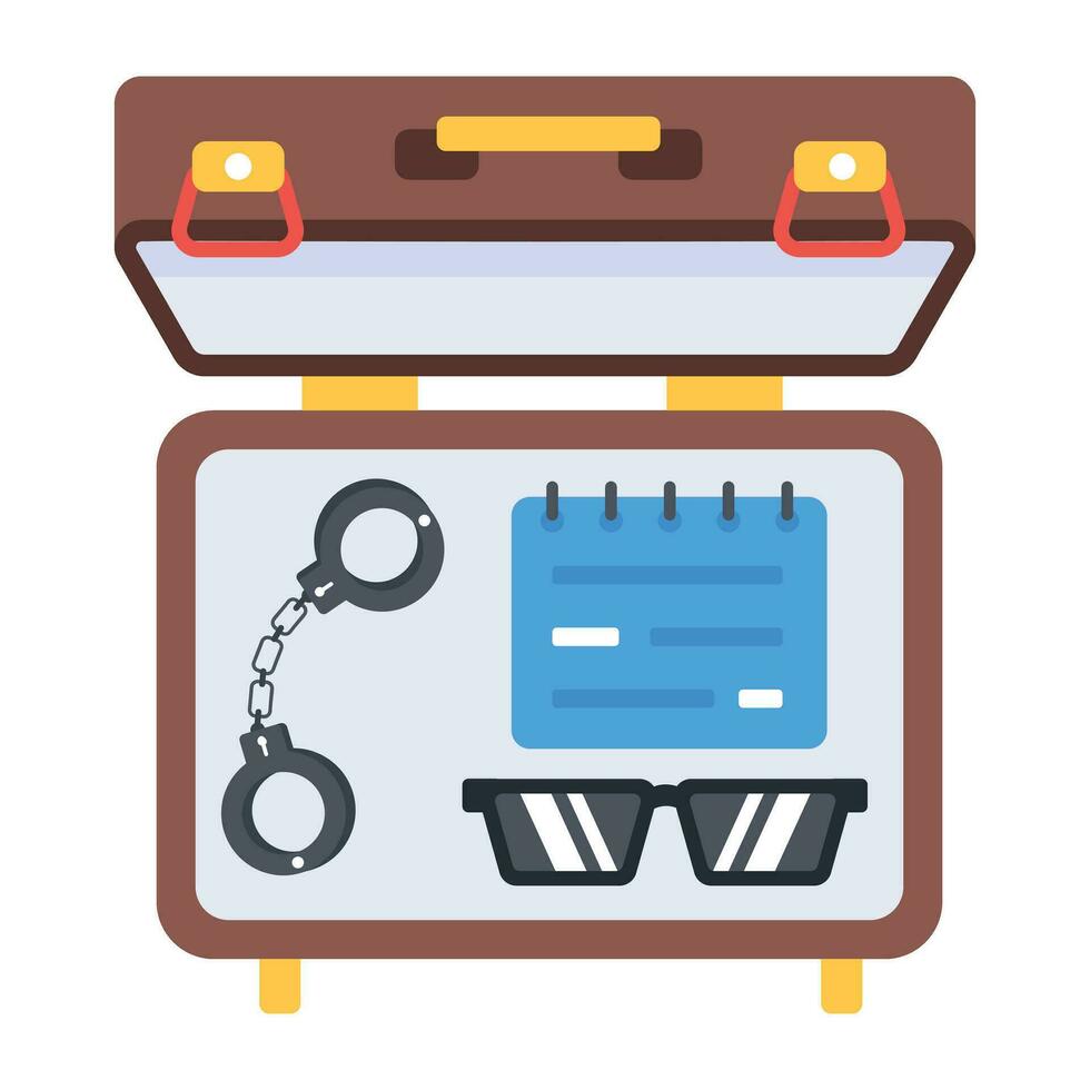 Trendy Detective Bag vector