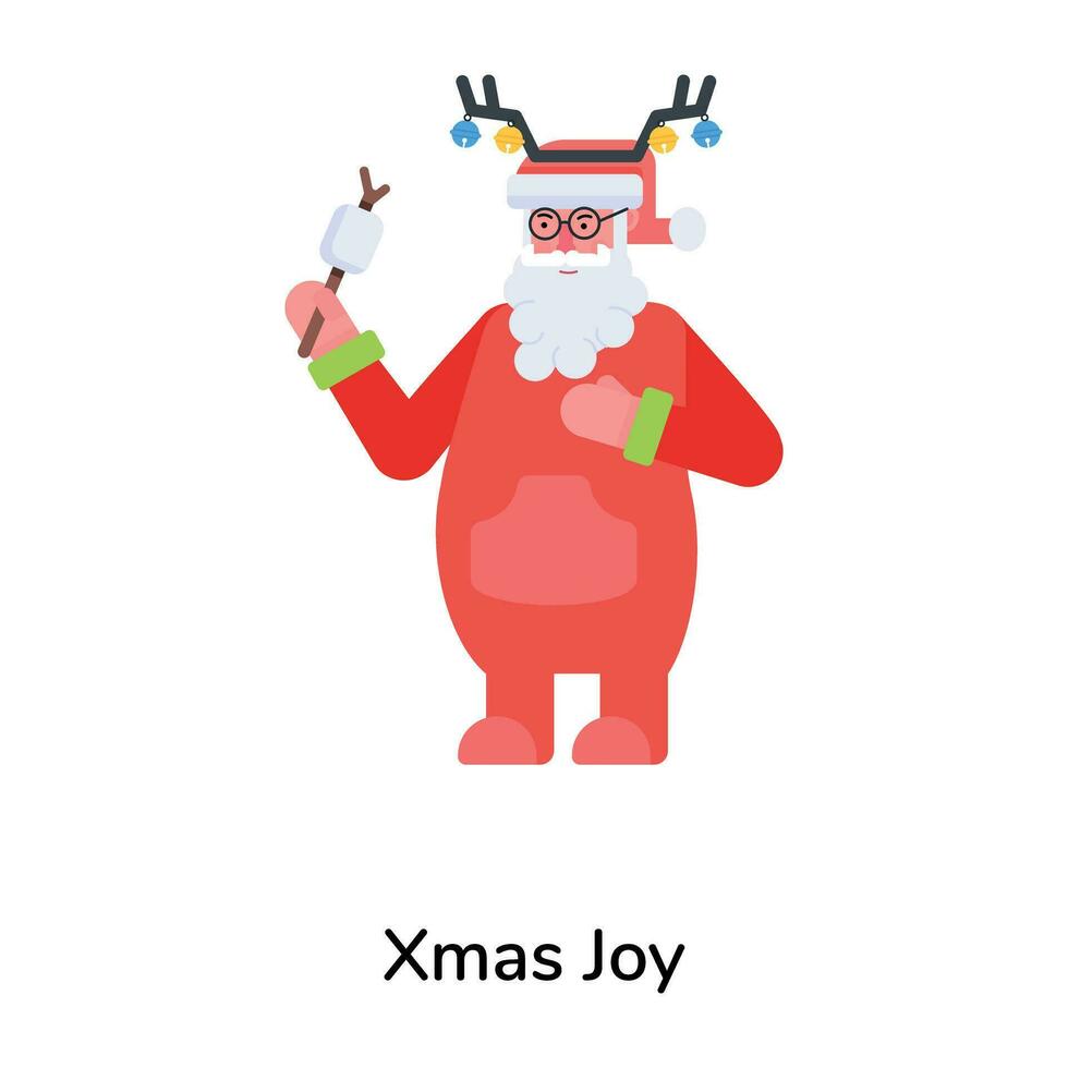 Trendy Xmas Joy vector