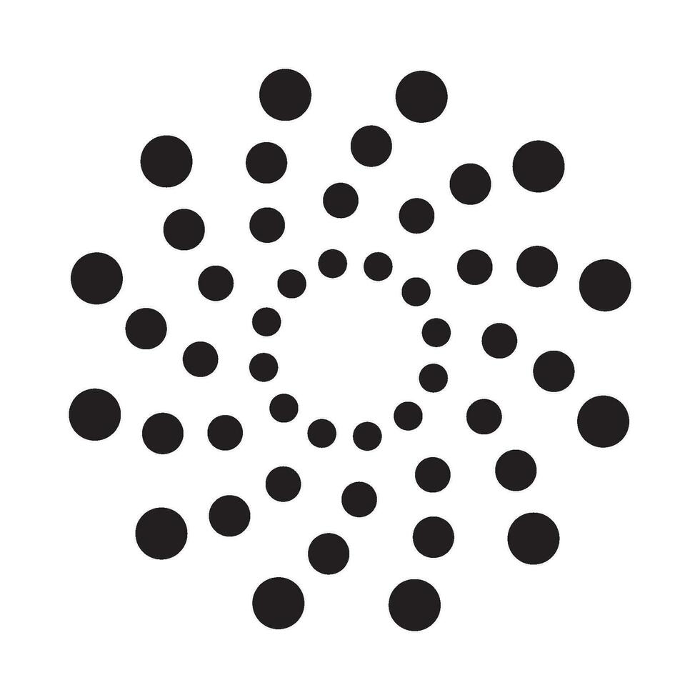 Circular Pattern icon vector