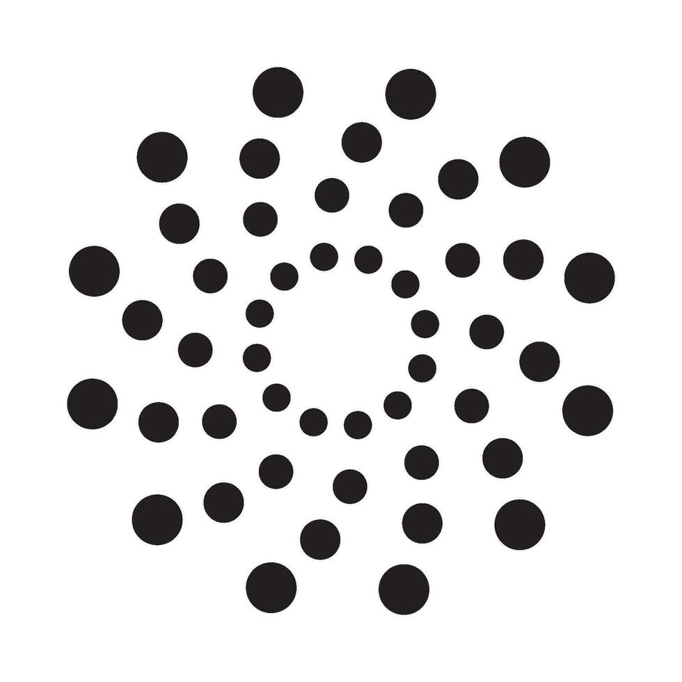 Circular Pattern icon vector