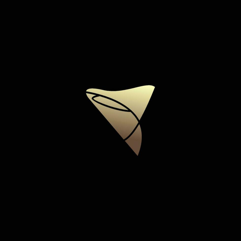 Abstract luxury teeth logo design template vector