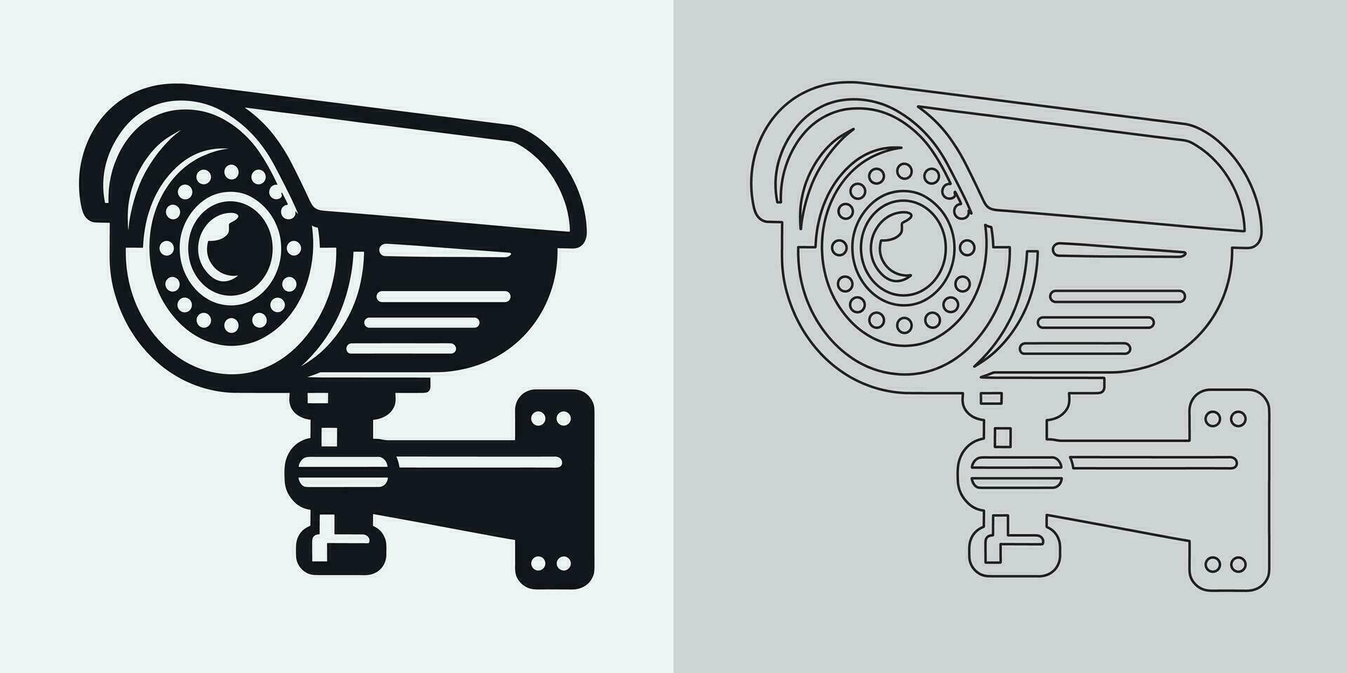 conjunto de seguridad o vigilancia cámara iconos cctv cámara icono, vector gráficos. inalámbrico seguridad cámara icono. negro icono ilustración para cctv cámara aislado en blanco antecedentes