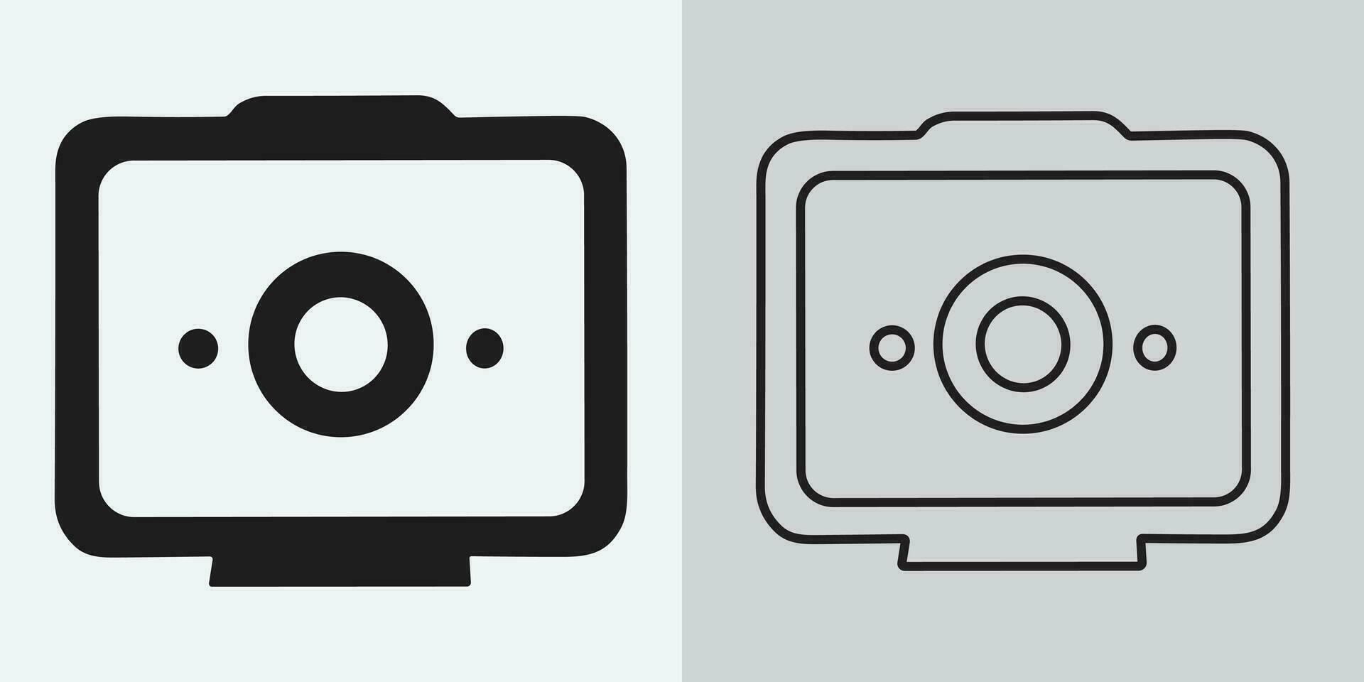Digital webcam icon design isolated on white background vector