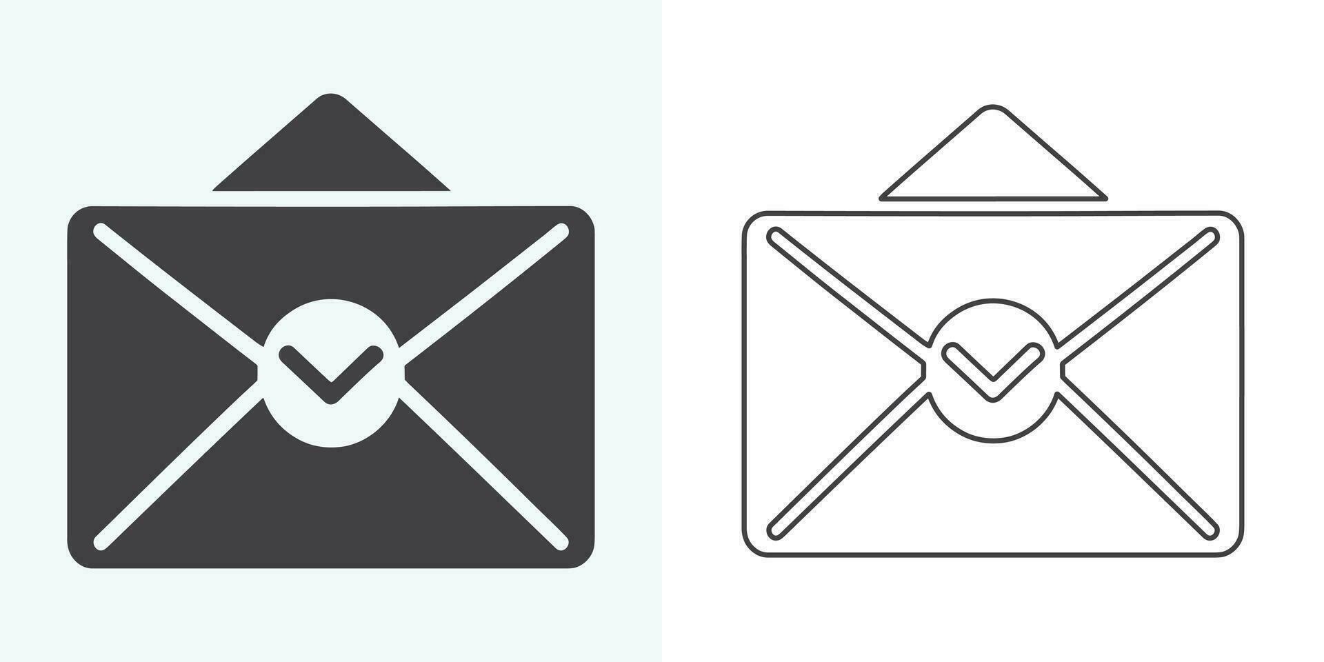 Email envelope icon vector illustration. Mail icon set. email icon vector. E-mail icon. Envelope illustration