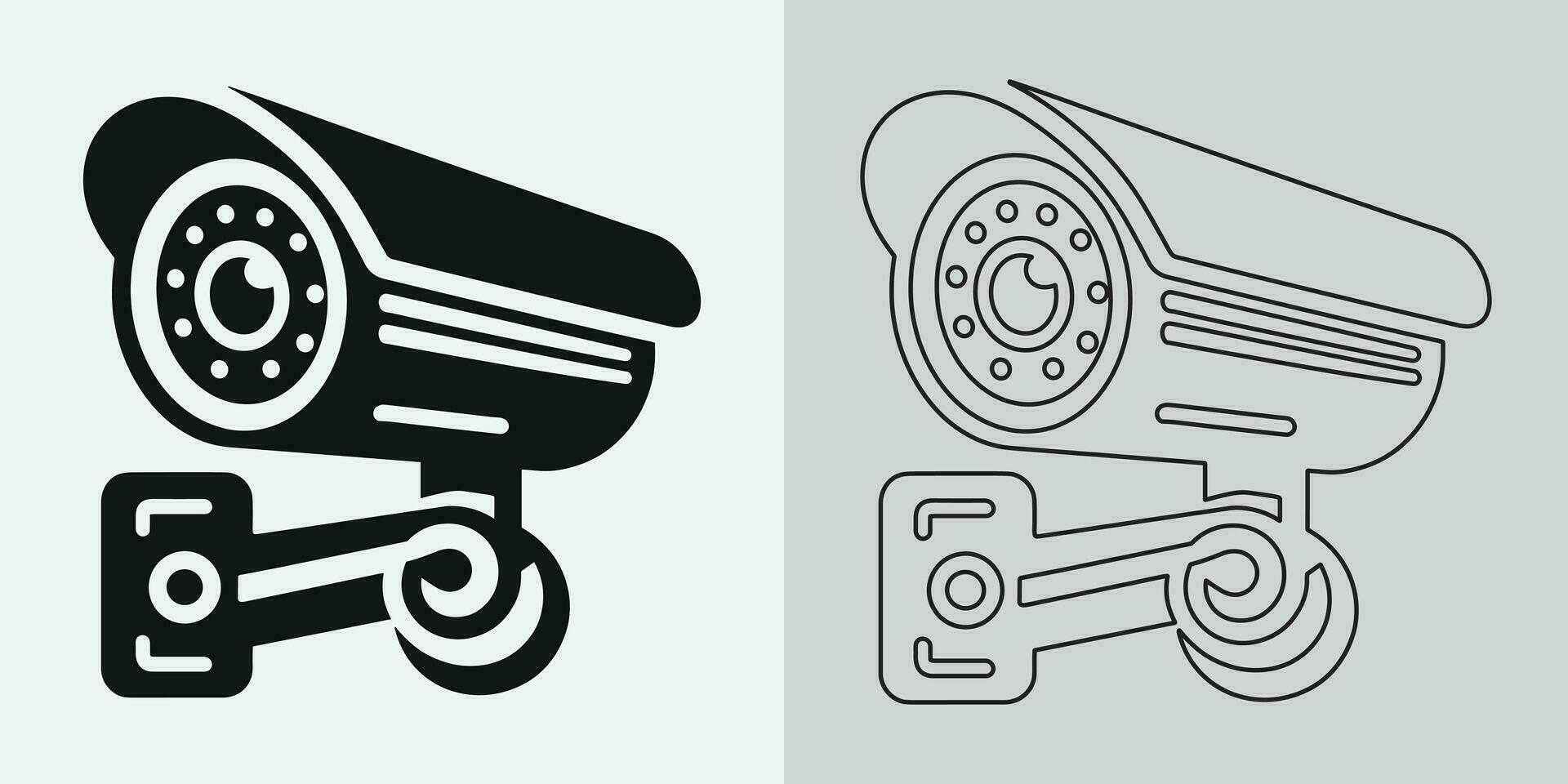 conjunto de seguridad o vigilancia cámara iconos cctv cámara icono, vector gráficos. inalámbrico seguridad cámara icono. negro icono ilustración para cctv cámara aislado en blanco antecedentes