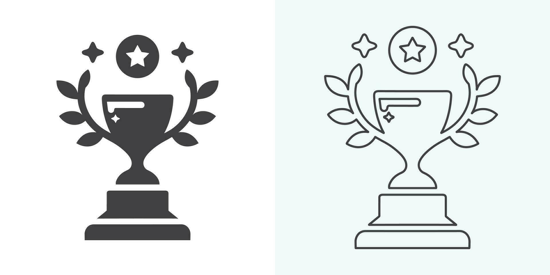 Winner trophy icon vector, symbol of victory event. trophy icon in trendy flat style. Trophy Icon. Professional, pixel perfect icons optimized for both large and small resolutions. vector