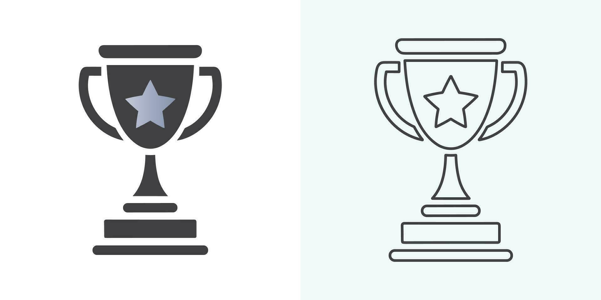 Winner trophy icon vector, symbol of victory event. trophy icon in trendy flat style. Trophy Icon. Professional, pixel perfect icons optimized for both large and small resolutions. vector