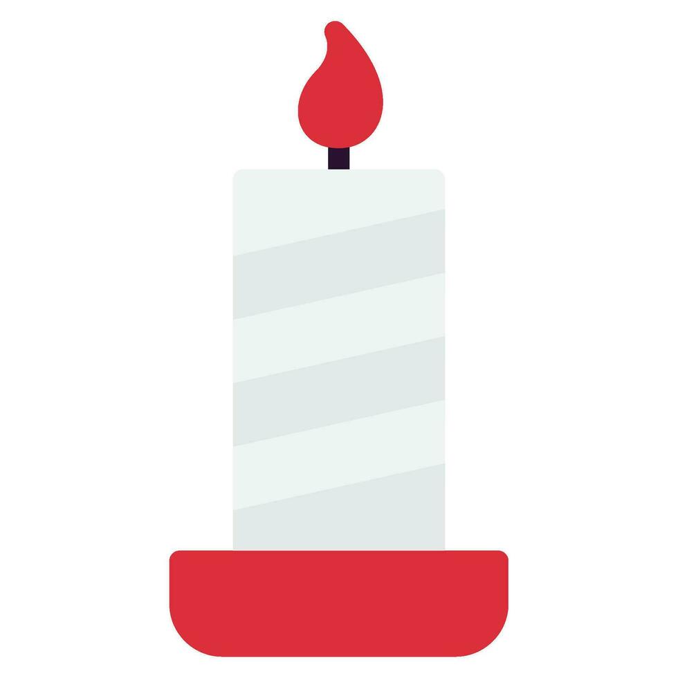 Christmas Candle Illustration Icons for web, app, infographic, etc vector