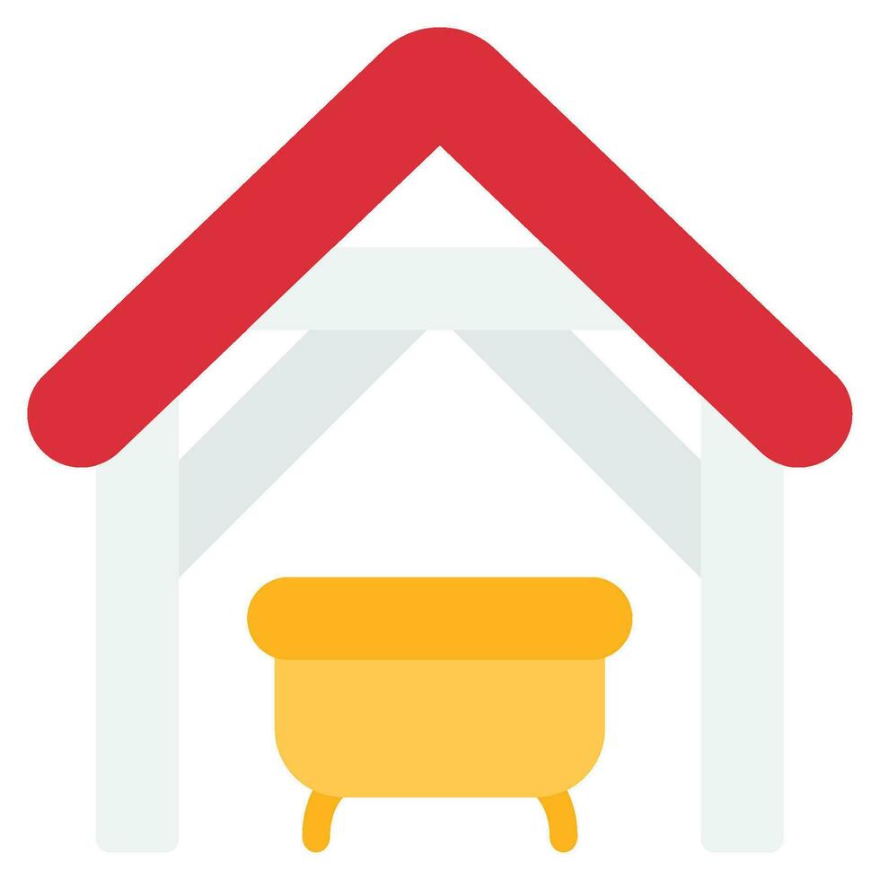 Nativity Scene Illustration Icons for web, app, infographic, etc vector