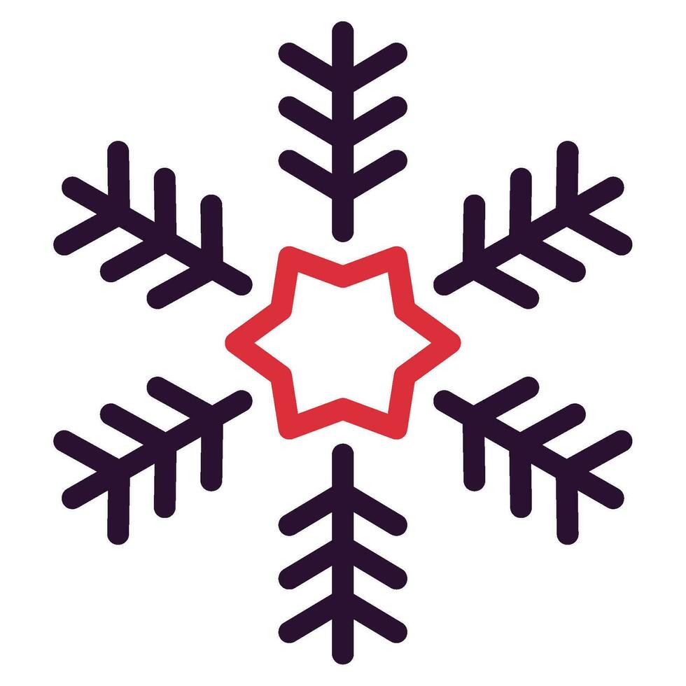 Snowflake Illustration Icons for web, app, infographic, etc vector