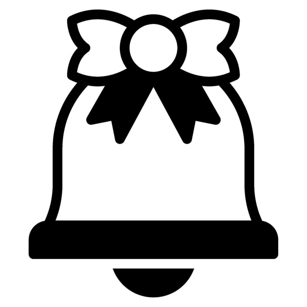 Navidad campanas ilustración íconos para web, aplicación, infografía, etc vector
