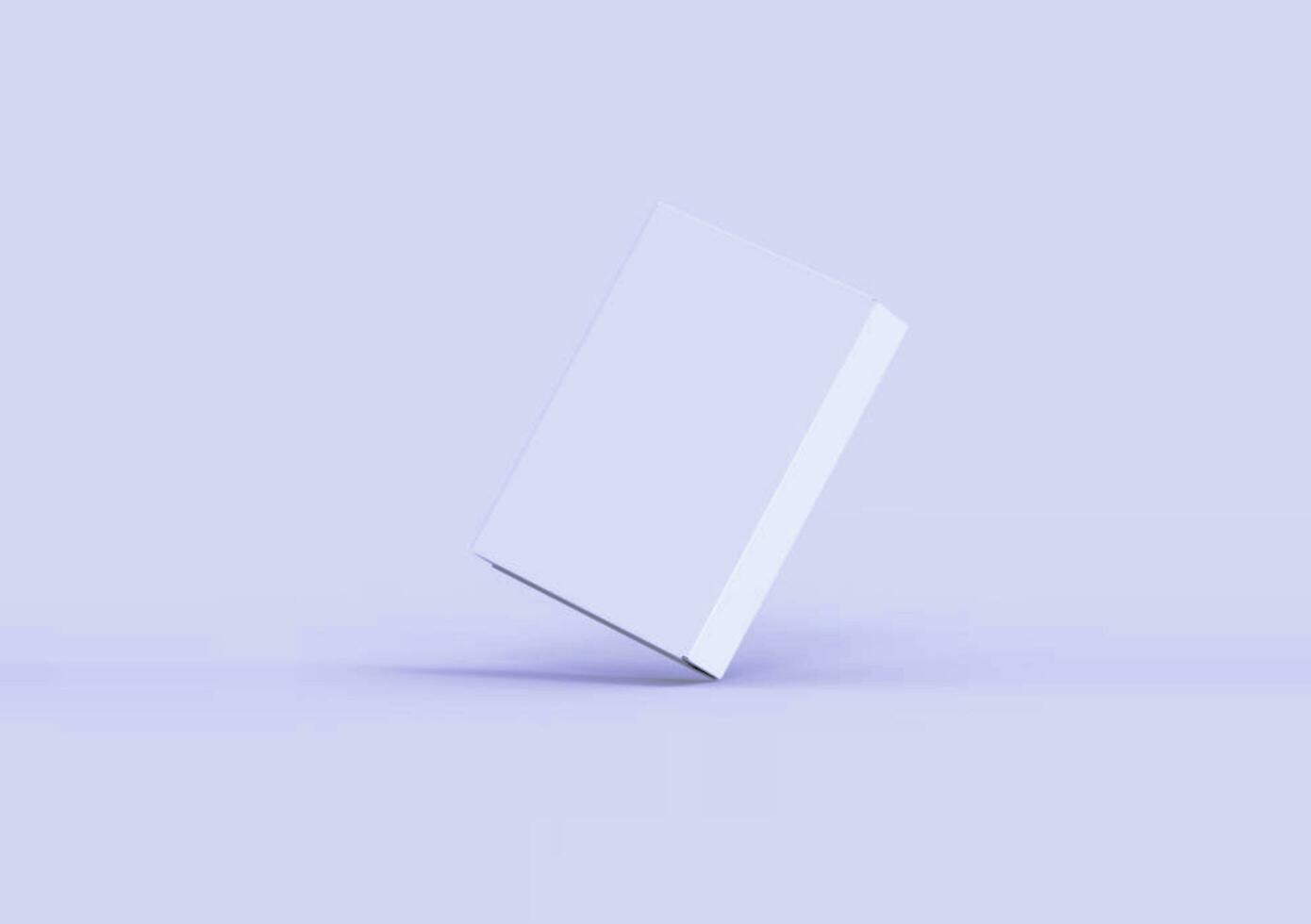 Box Mock Up. Realistic White Package Box. photo