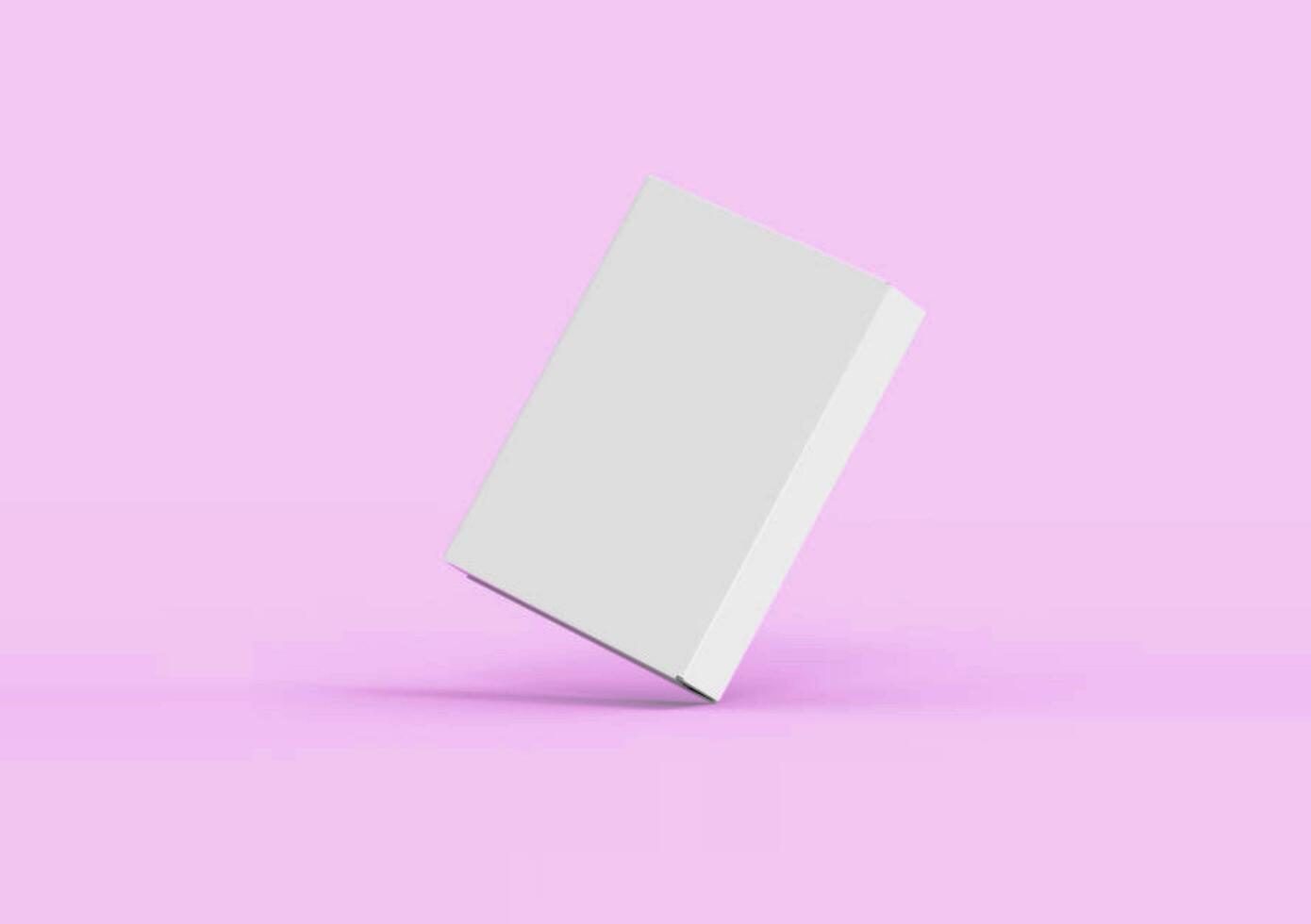 Box Mock Up. Realistic White Package Box. photo