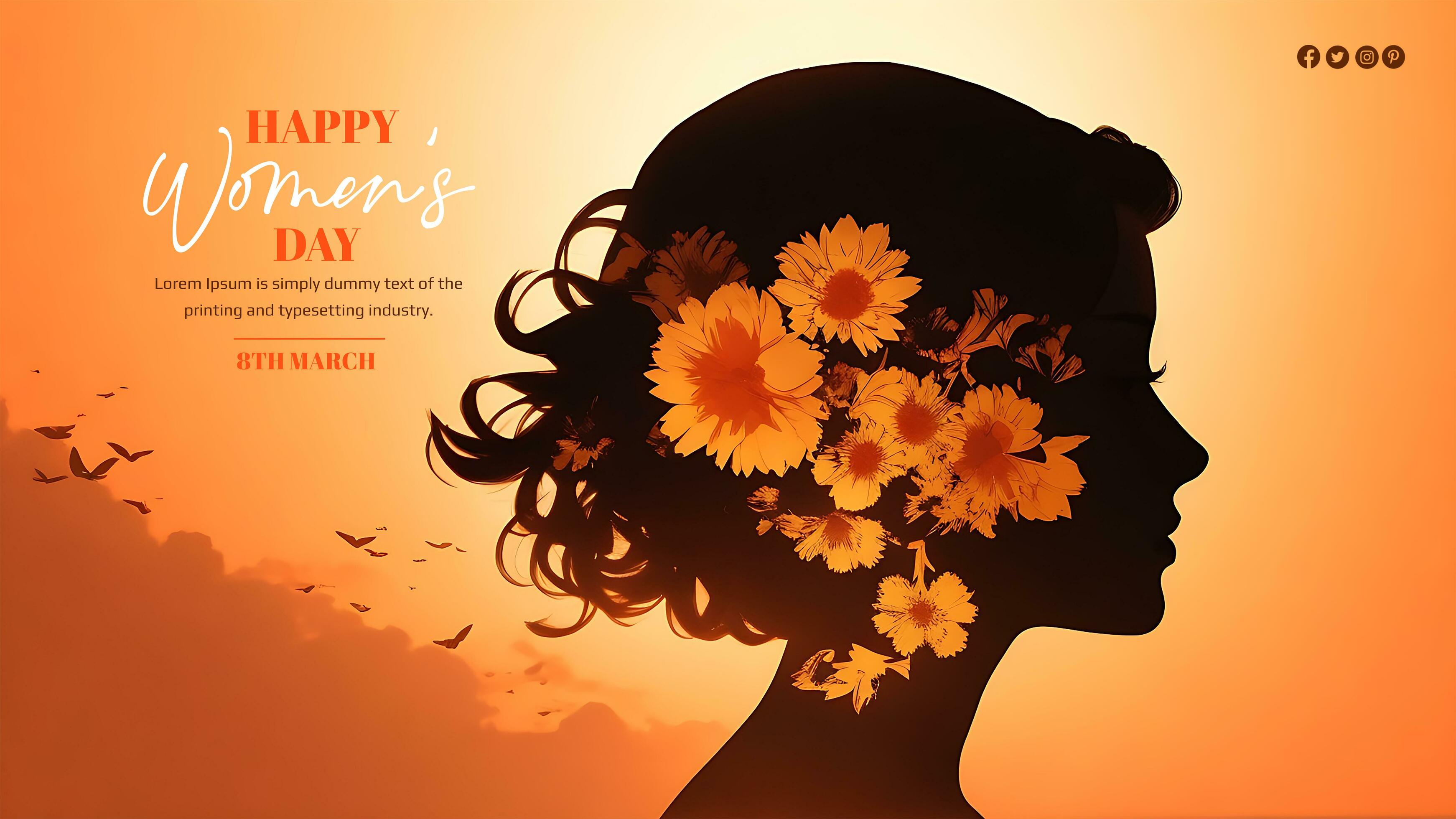 AI generated Happy Women's day special promising love celebration ...