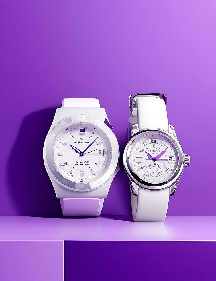 AI generated New Arrival Smartwatch with nice display Fashionable watch photo