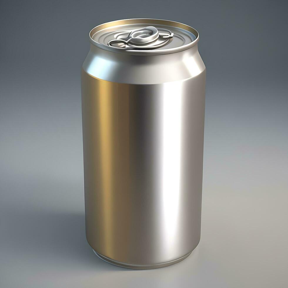 AI generated Metal , aluminum clean Reusable Water Bottle with Silver Bung Set Closeup Isolated photo