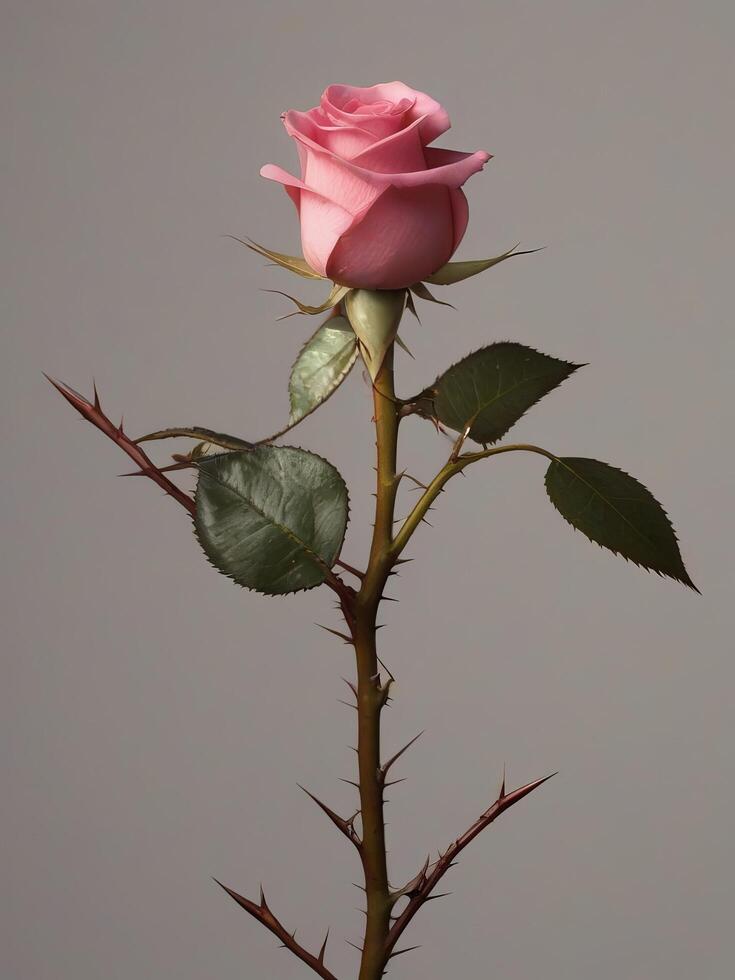 AI generated Free Celebrate Love Happy Valentine's Day with Stunning Rose Flowers, Generative Ai photo