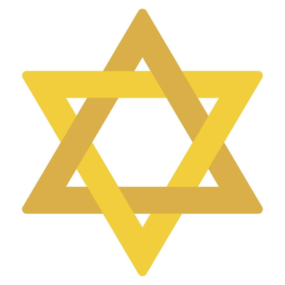 Star of David Illustration Icons For web, app, infographic, etc vector
