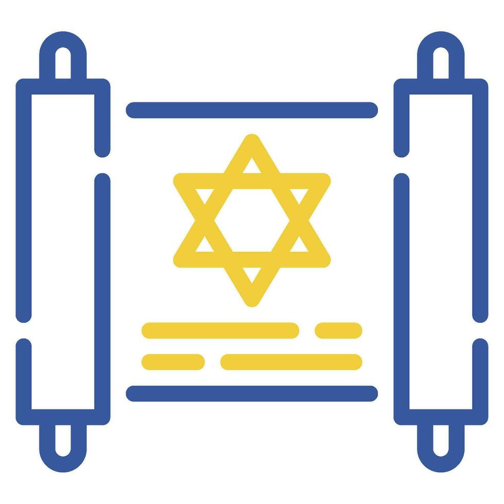 Torah Illustration Icons For web, app, infographic, etc vector