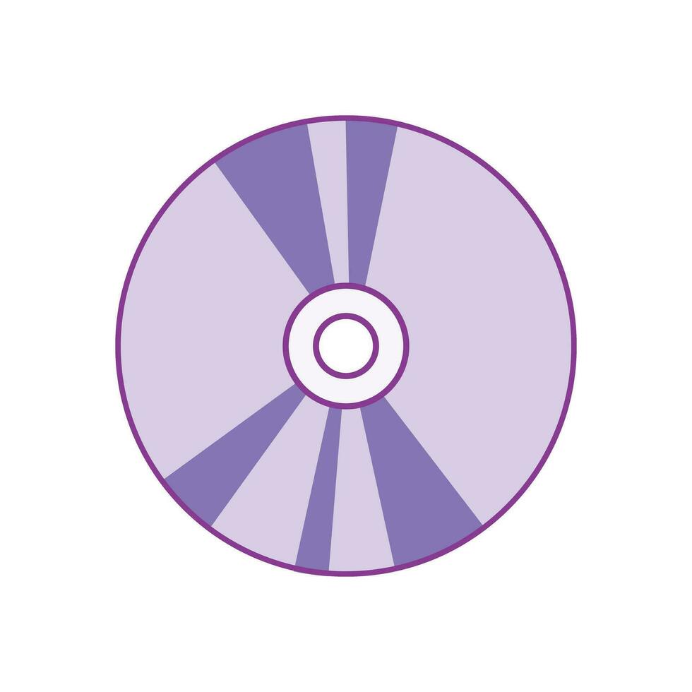 Disk icon in y2k style. Old computer aesthetics. Vector illustration