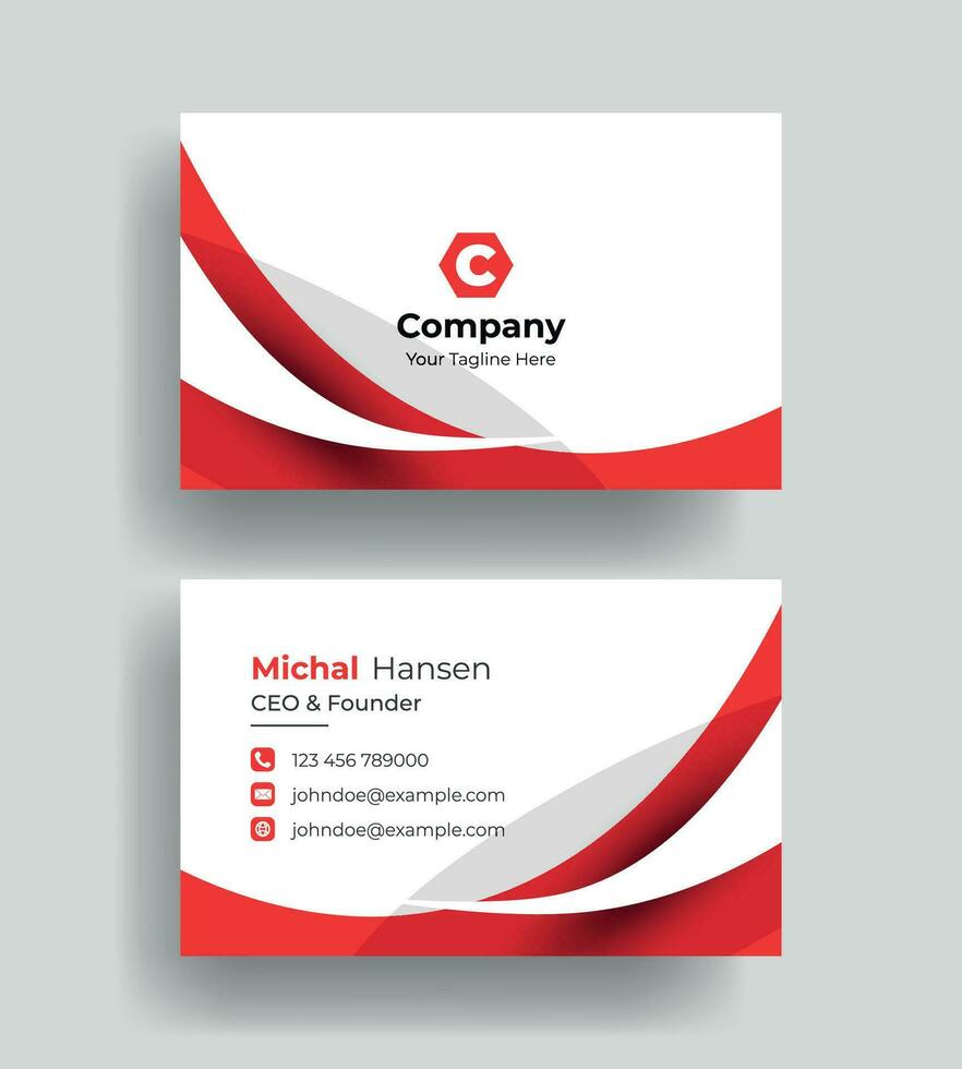 Double-sided creative Professional modern simple unique blue minimalist gold elegant vector blank vertical and clean business card design print template
