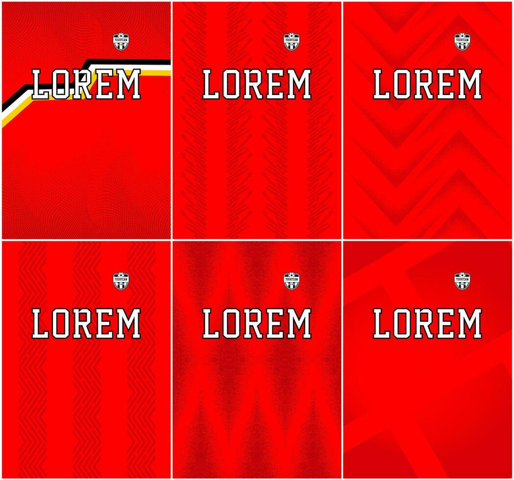 red abstract pattern background sublimation jersey vector