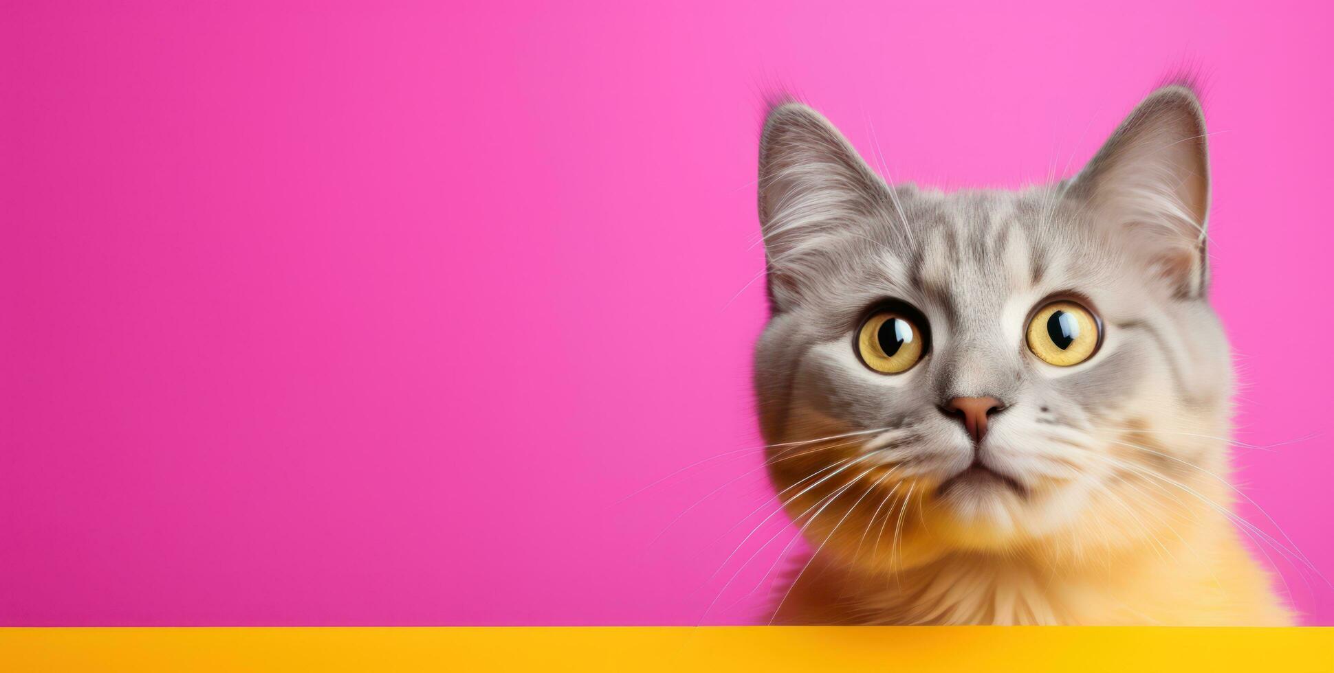AI generated this picture is of a very colorful cat, photo