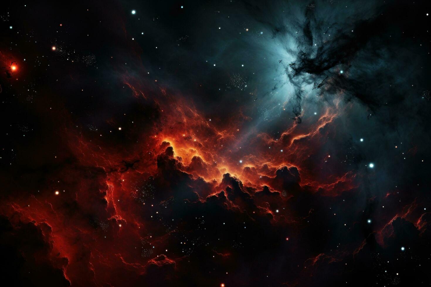 AI generated the galaxy pictured in an astronomical photograph photo